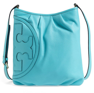 Tory Burch All-T Swingpack Leather Crossbody Bag | Everything Turquoise