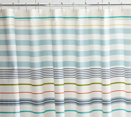 Watson Multi Stripe Shower Curtain