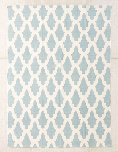 Flourish Tile Printed Rug