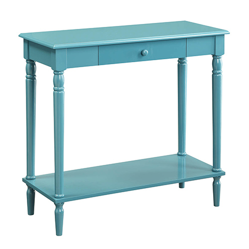 French Country Blue Hall Table
