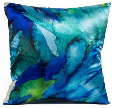Jordan Carlyle Ocean Watercolor Pillow