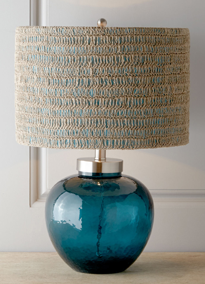Azure Glass Lamp