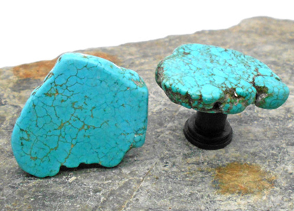 Turquoise Cabinet Knobs