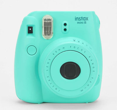 Fujifilm X UO Turquoise Mini 8 Instax Camera
