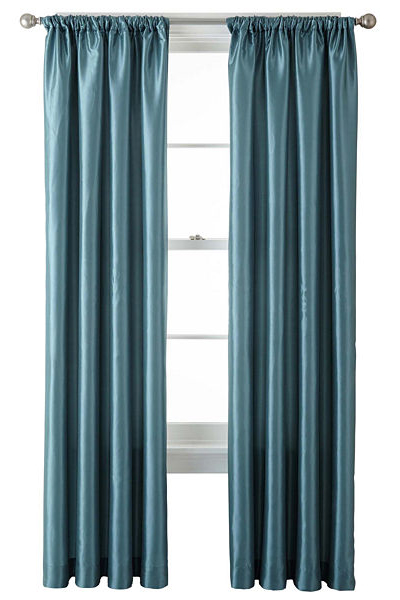 Gallery Taffeta Rod-Pocket Curtain Panel