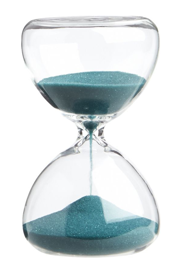 5-Minute Turquoise Hour Glass