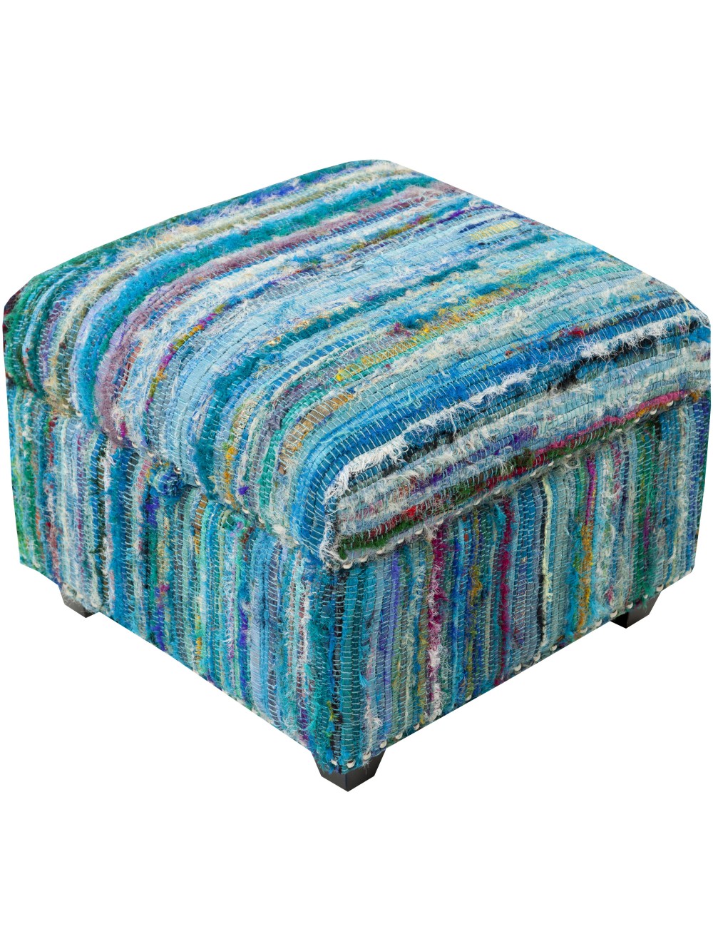 Aqua Ignacio Ottoman | Everything Turquoise