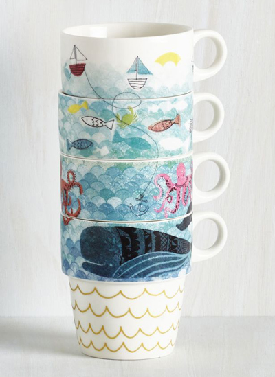 Door’s Always Ocean Mug Set