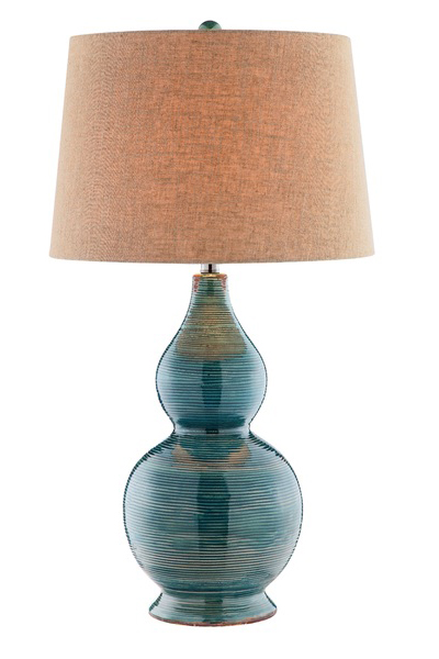 Harriett Turquoise Table Lamp