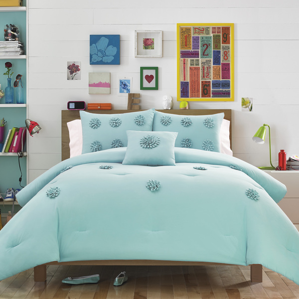 Teen Vogue Monica Blue Aqua Comforter Set