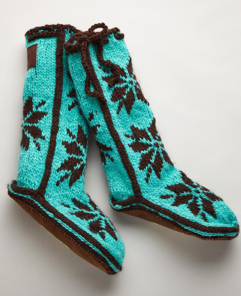 Woolrich Teal Chalet Socks