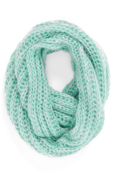 Scribble Loop Knit Infinity Scarf