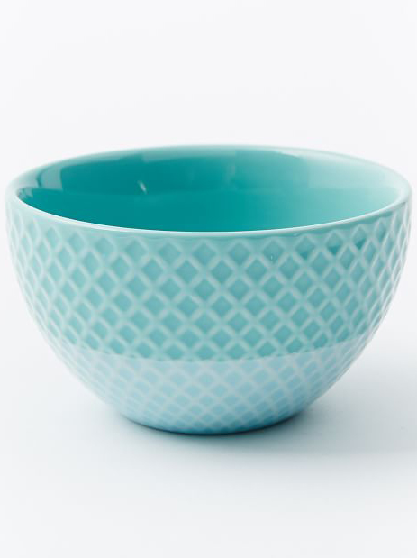 Teal and Light Blue Textured Dip Bowls