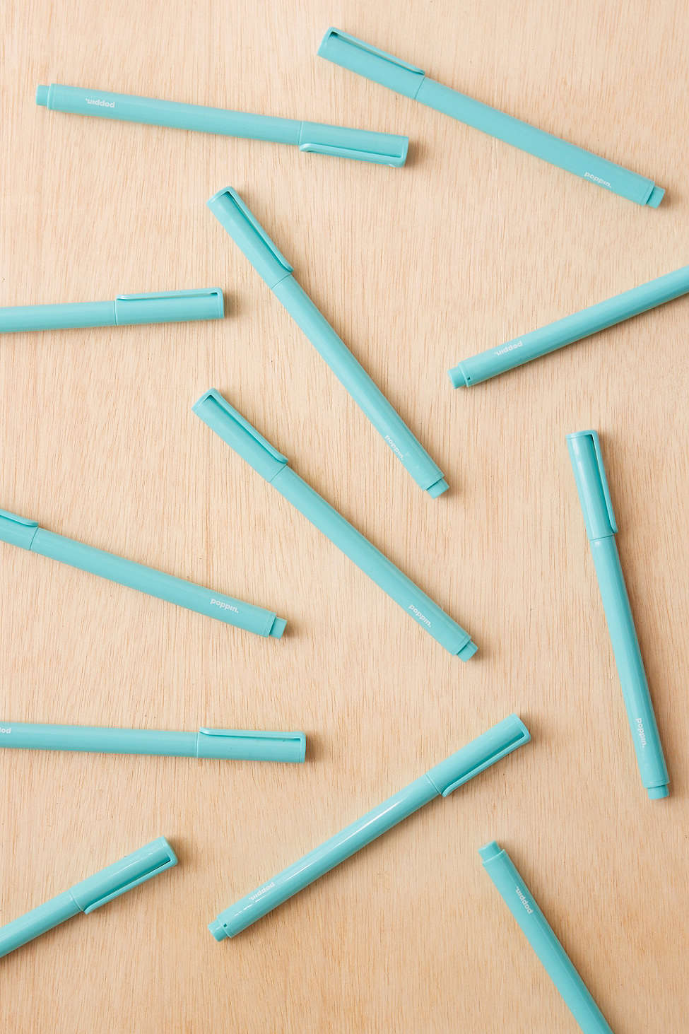 Turquoise Poppin Ballpoint Pen Set