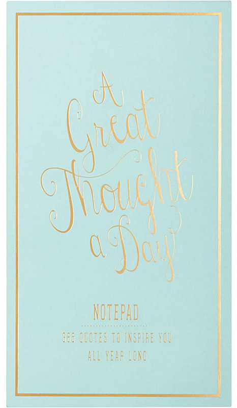 A Great Thought a Day Notepad