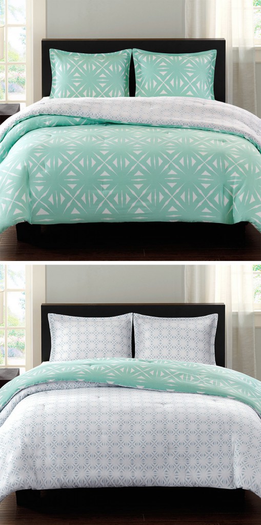 Cottege Comforter Set in Aqua