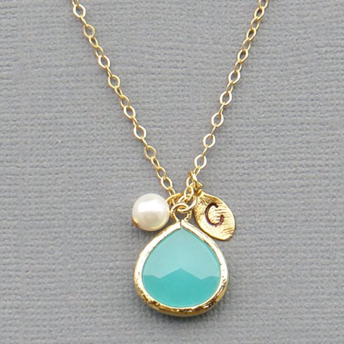 Personalized Turquoise Necklace