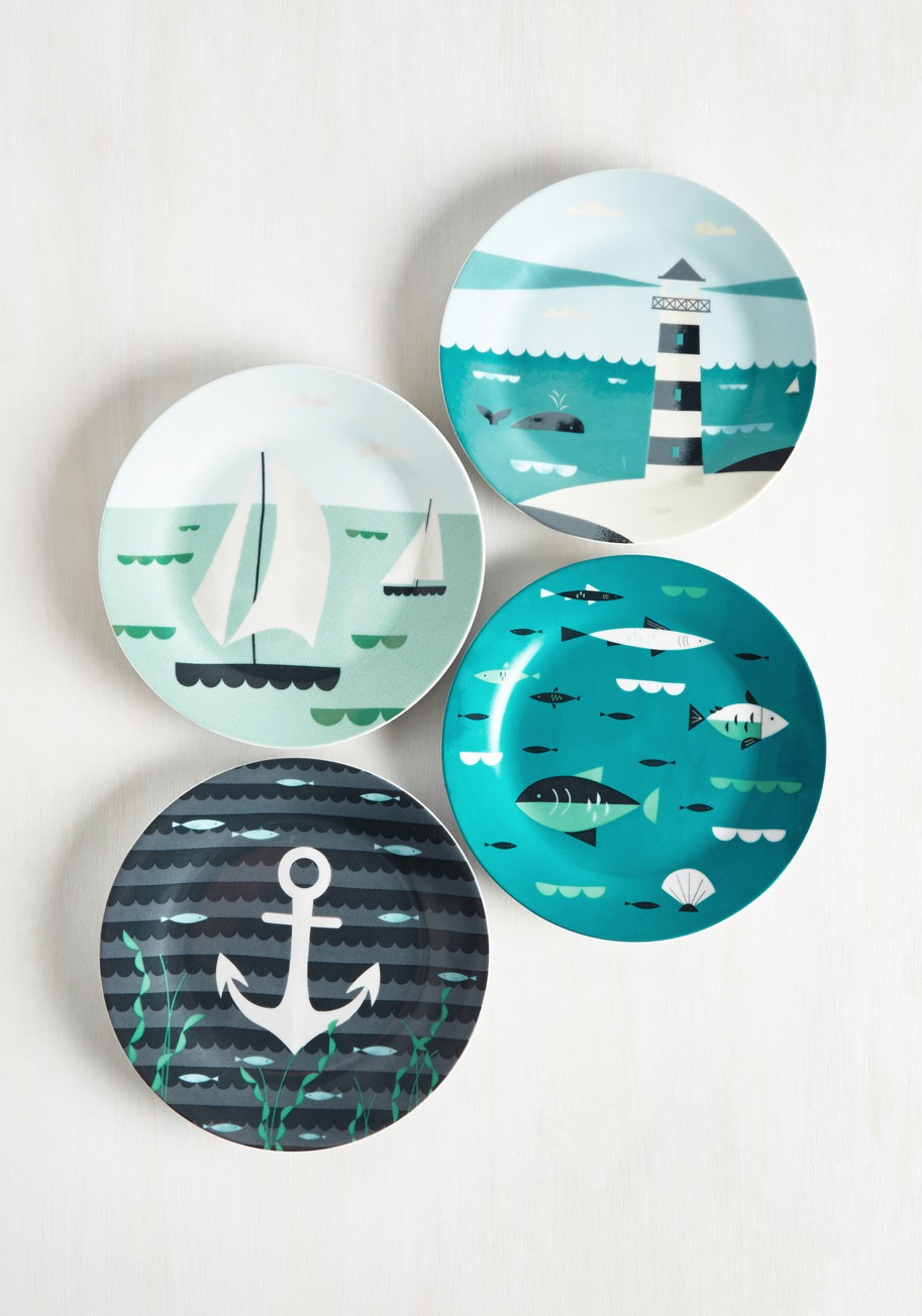 Nautical Plate Set