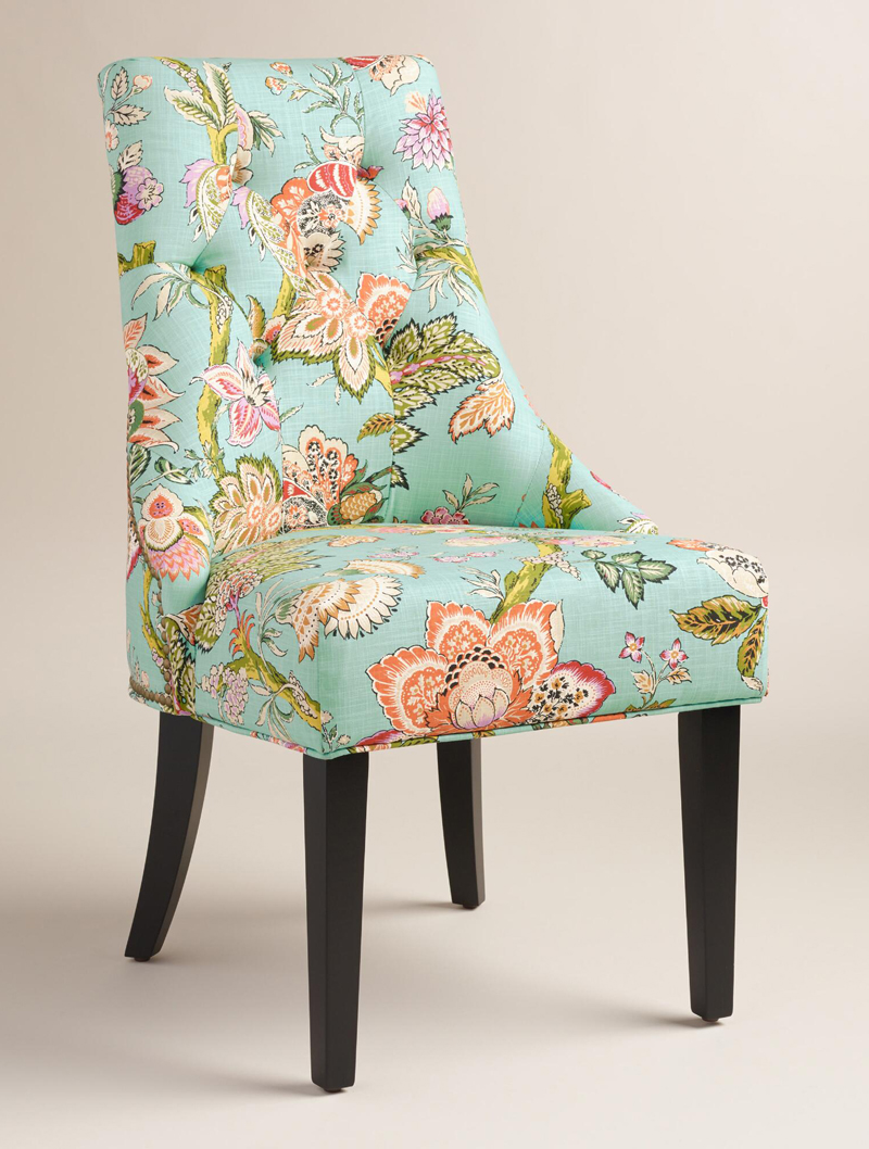 Monrovia Floral Lydia Dining Chairs Set of 2