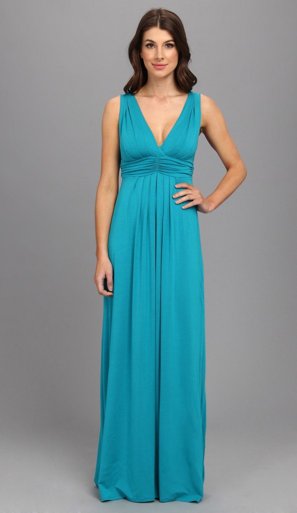 Turquoise Tart Adrianna Maxi Dress