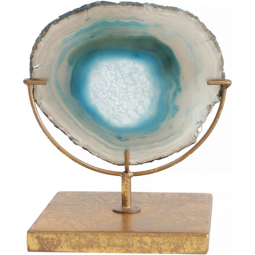 Blue Agate on Stand