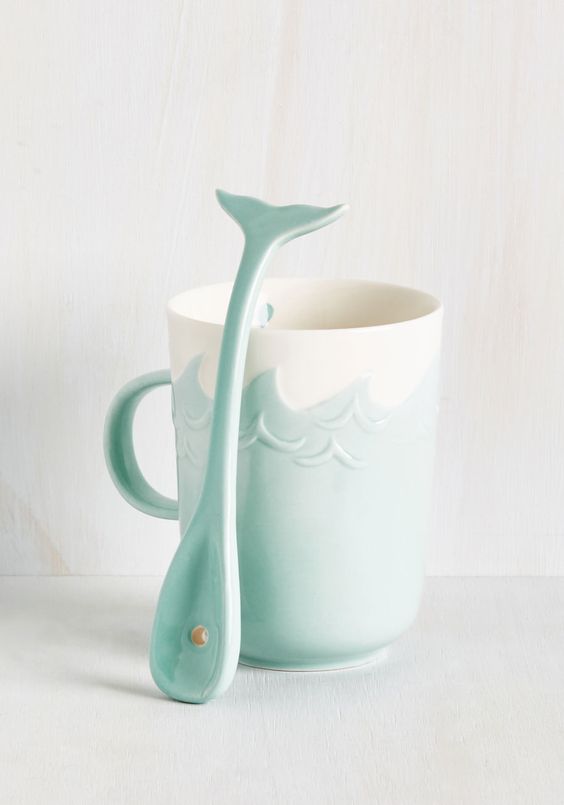 Whale-Balanced Breakfast Mug