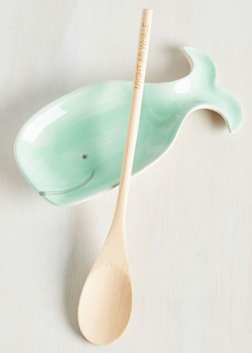 Whale-Balanced Meal Spoon Rest Set