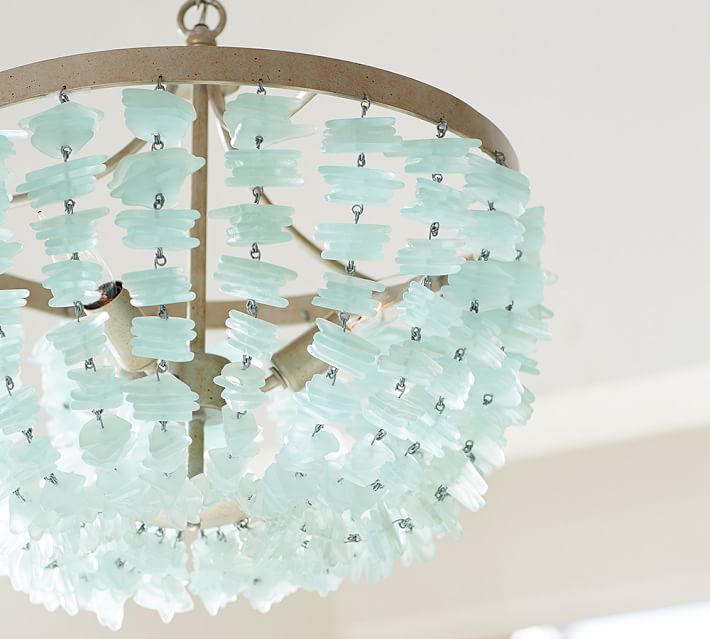 Enya Sea Glass Chandelier