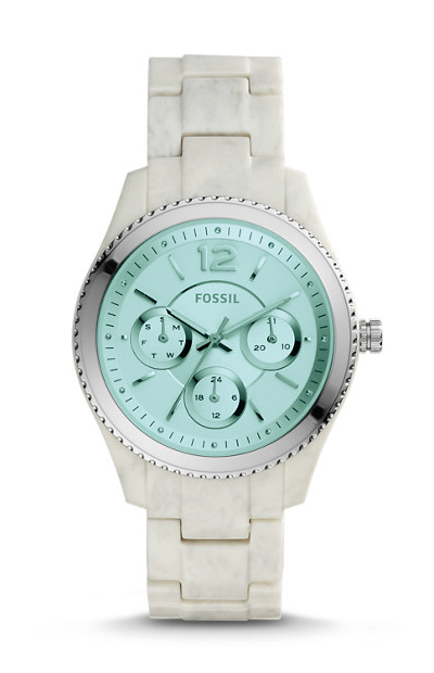 Fossil Stella Multifunction Shimmer Horn Acetate Watch