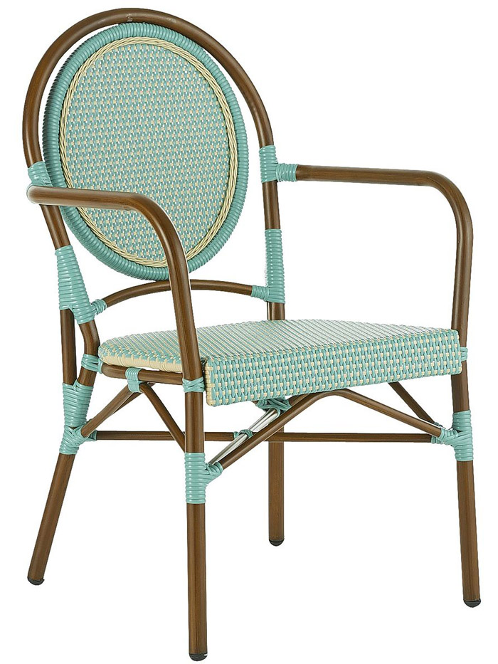 Turquoise Bistro Chair