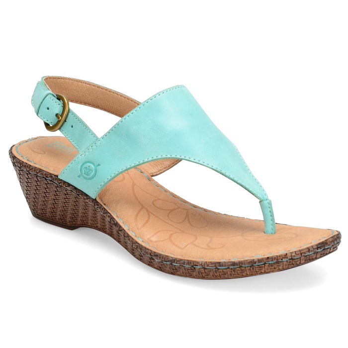 Born Turquoise Carlyle Sandals