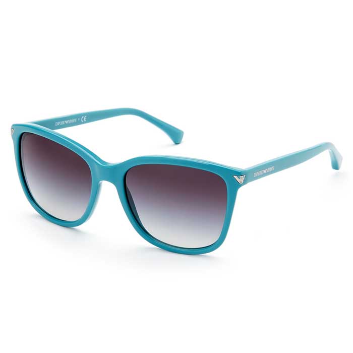 Emporio Armani Turquoise Wayfarer Sunglasses