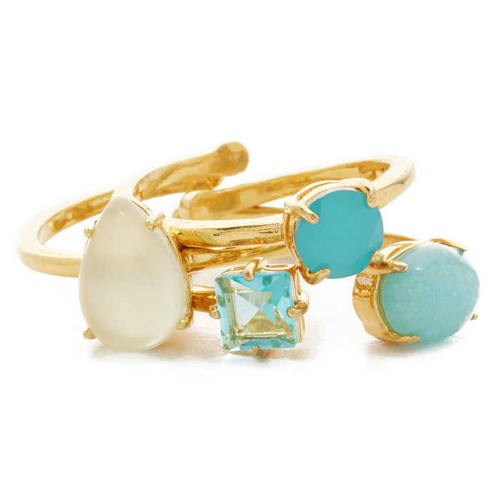 Kate Spade Stack Attack Stackable Ring Set