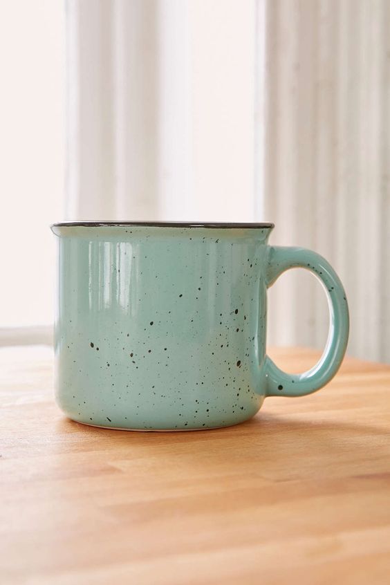Mint Ceramic Enamel Mug