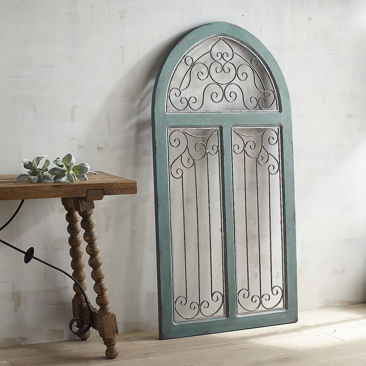 Blue Antiqued Arch Wall Decor Everything Turquoise