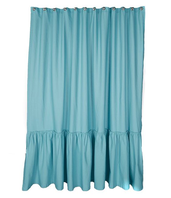 Posh Ruffled Shower Curtain