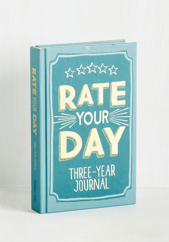 Rate Your Day 3 Year Journal