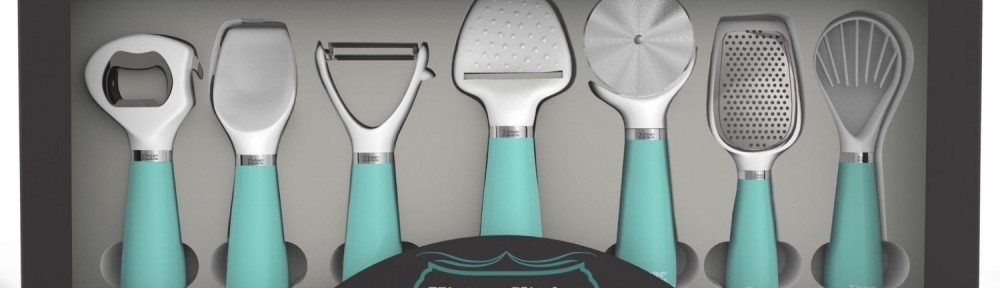 Turquoise Kitchen Gadget Utensil Tool Set