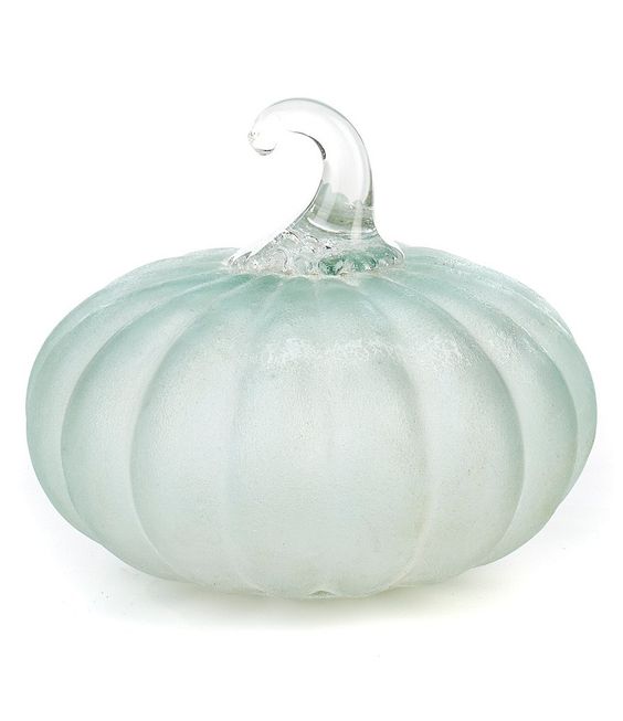 Southern Living Frosted Pumpkin Sculpture