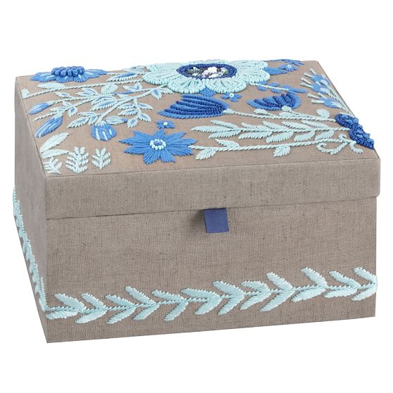Lennon & Maisy Tapestry Jewelry Box