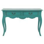 Turquoise Mahogany Rectangle Console Table – Everything Turquoise