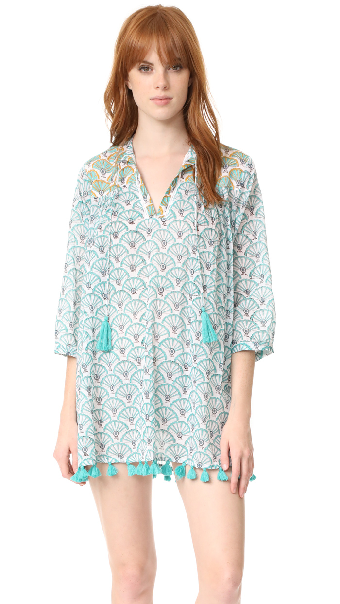 Roberta Roller Rabbit Aqua Serafina Tunic | Everything Turquoise