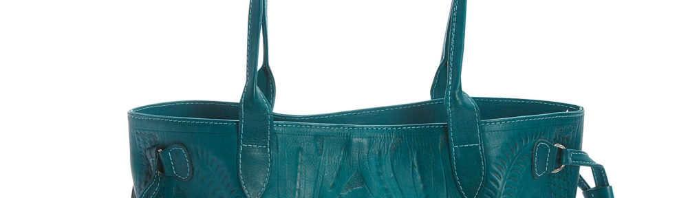 Ropin West Turquoise Tote