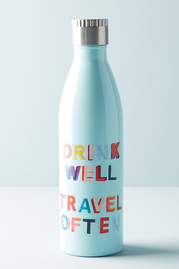 Printed Motto Water Bottle