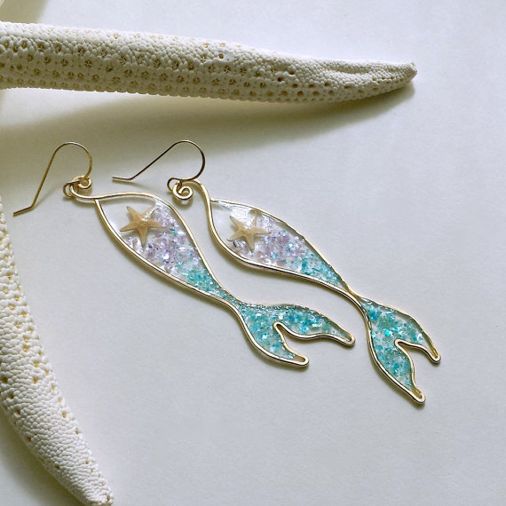 Mermaid Dangle Earrings