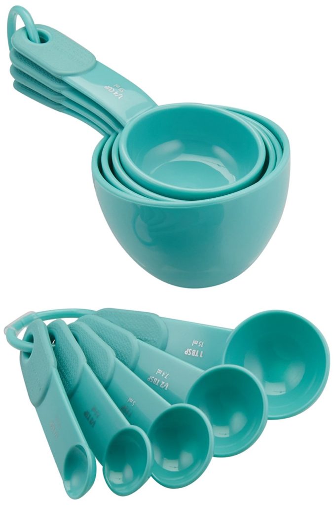 KitchenAid Aqua Sky Measuring Cup and Spoon Set