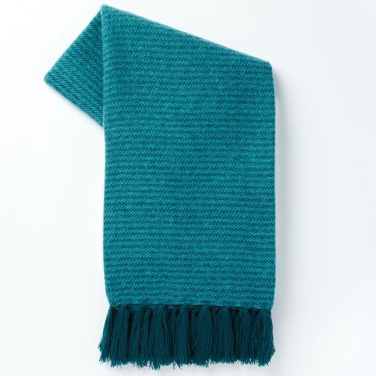 Blue Teal Coziest Solid Throw