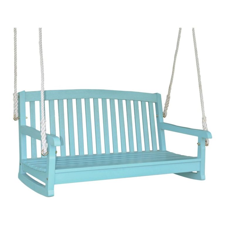 Sky Blue Bristol Porch Swing | Everything Turquoise