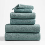 Ocean Blue Organic Turkish Cotton Towels Set