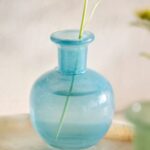 Blue Glass Bud Vase